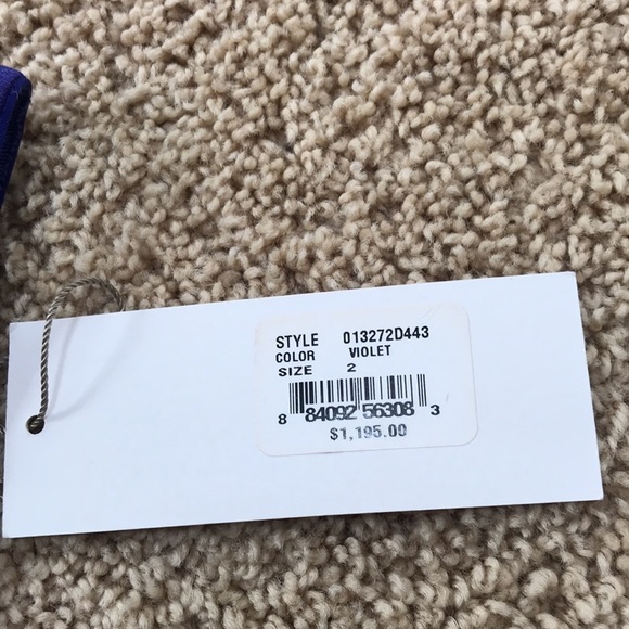 NWT! REBECCA TAYLOR Size 2 Violet MXi Silk dress - Picture 9 of 13